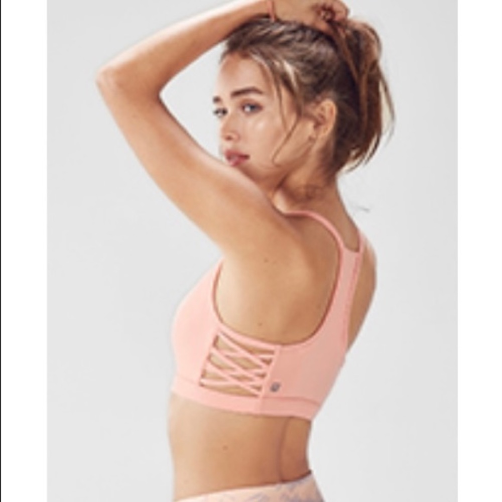Fabletic Peach workout top. Never worn.